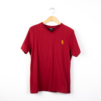 USC Trojan Basics SC Interlock Embroidered V-Neck T-Shirt